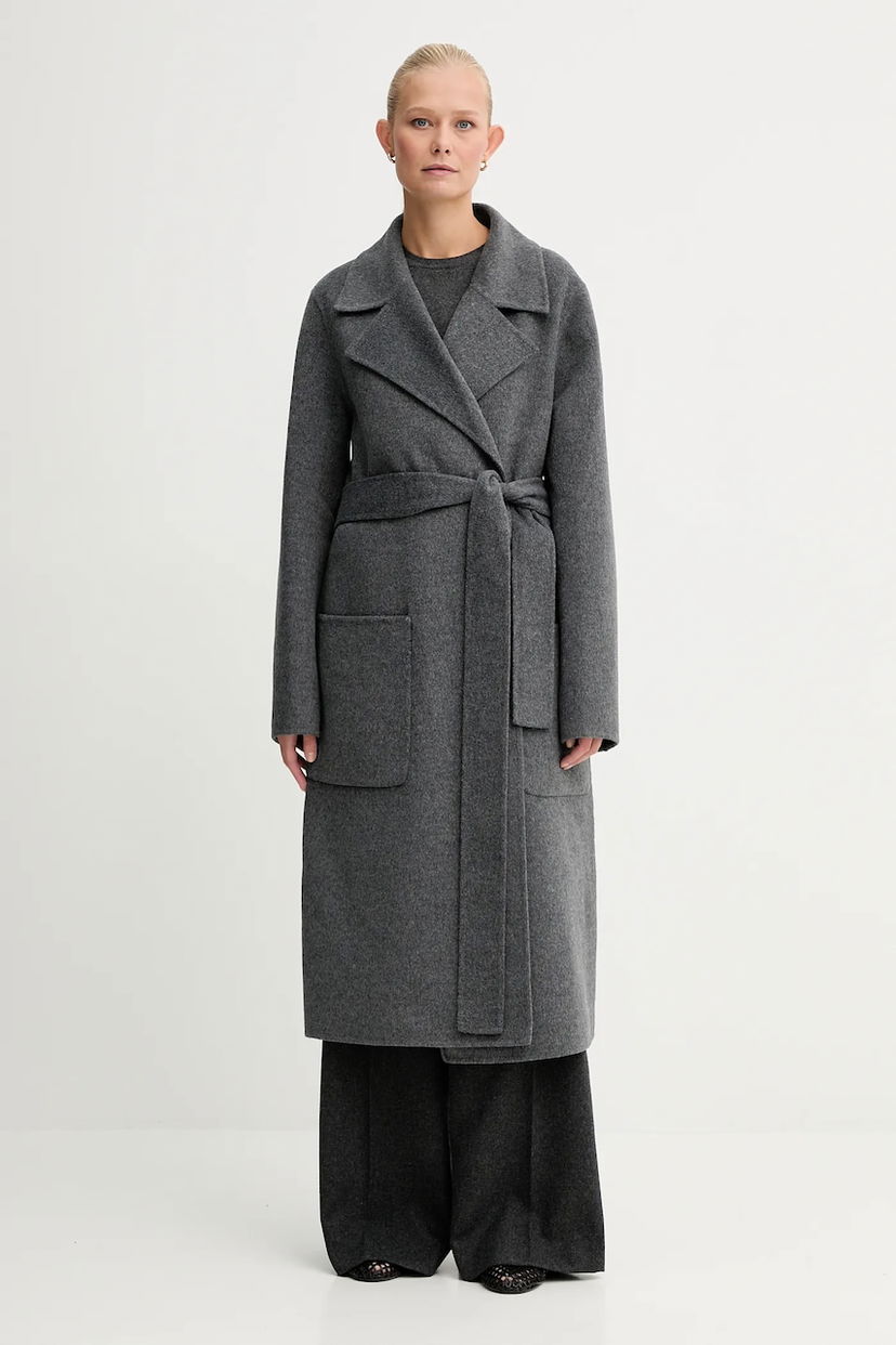 Plašči STAND STUDIO Stand Studio Susie Wool Blend Coat Siva | 66605.8554