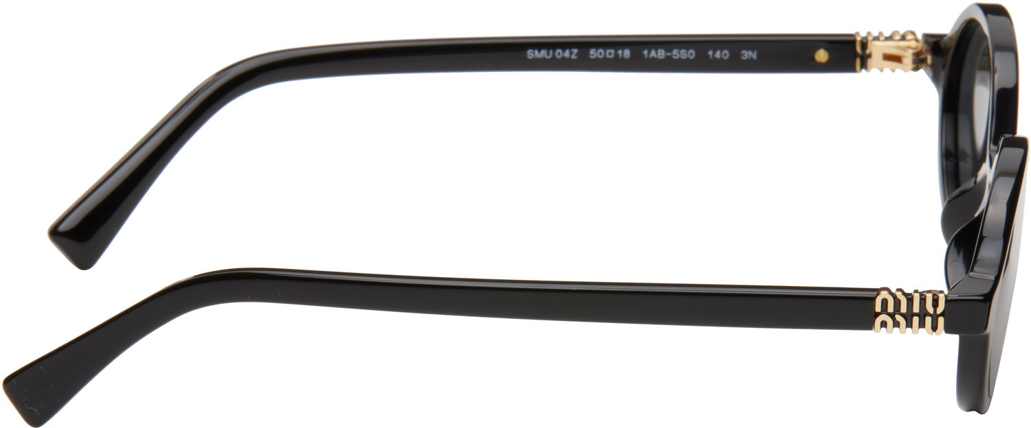 Sončna očala Miu Miu Miu Miu Regard Round Sunglasses Črna | 0MU 04ZS 8056597989275, 1