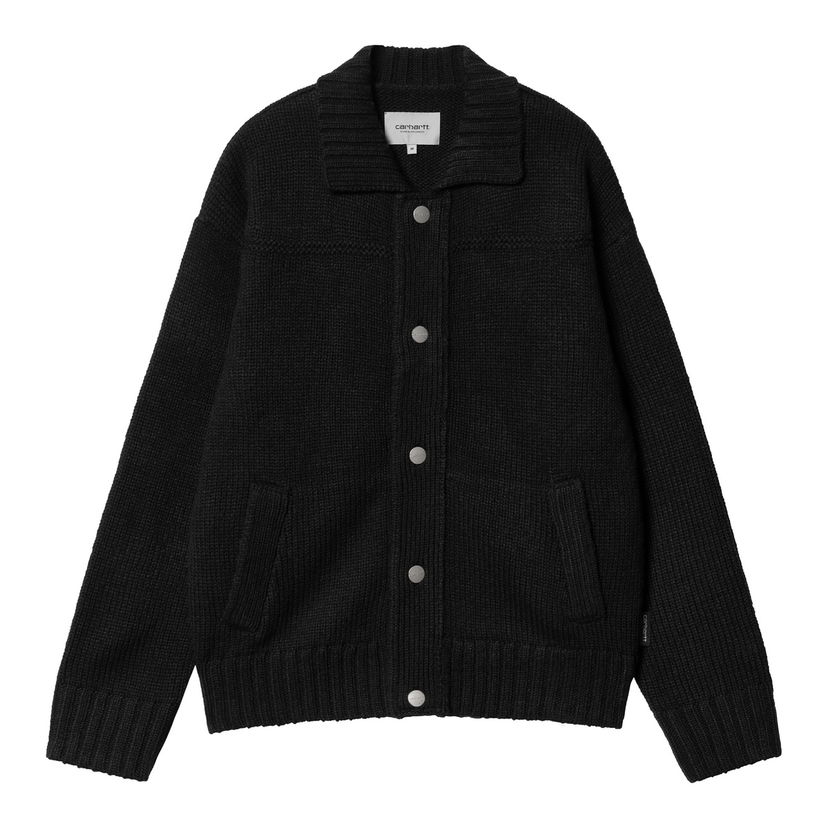 Pleteni pulover Carhartt WIP Knitted Cardigan with Pockets Črna | I034495_9