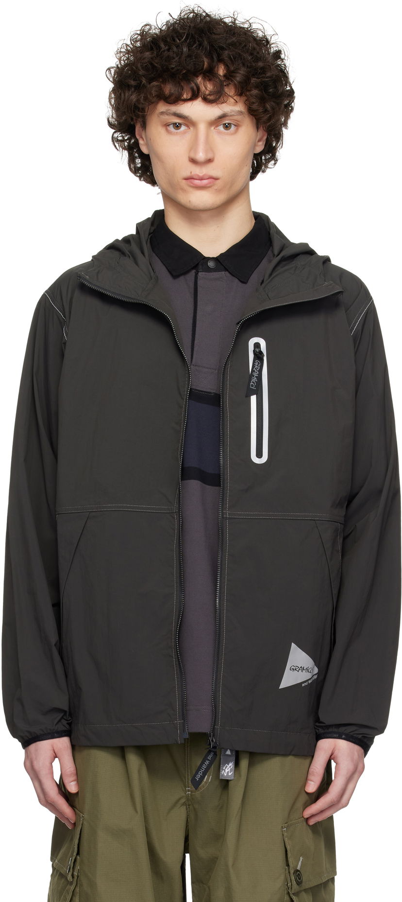 Vetrovka and wander Gramicci Edition Brushed Nylon Jacket Zelena | GUJ5-S3000