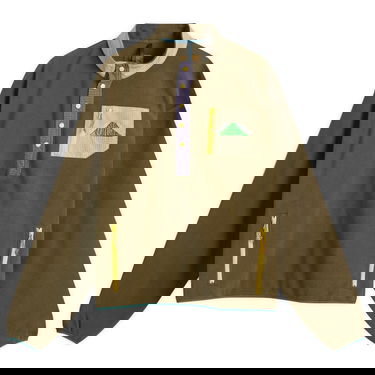 Pleteni pulover Brain Dead Brain Dead Equipment Fleece Pullover Jacket Zelena | BDP25T34O043-OLV, 0