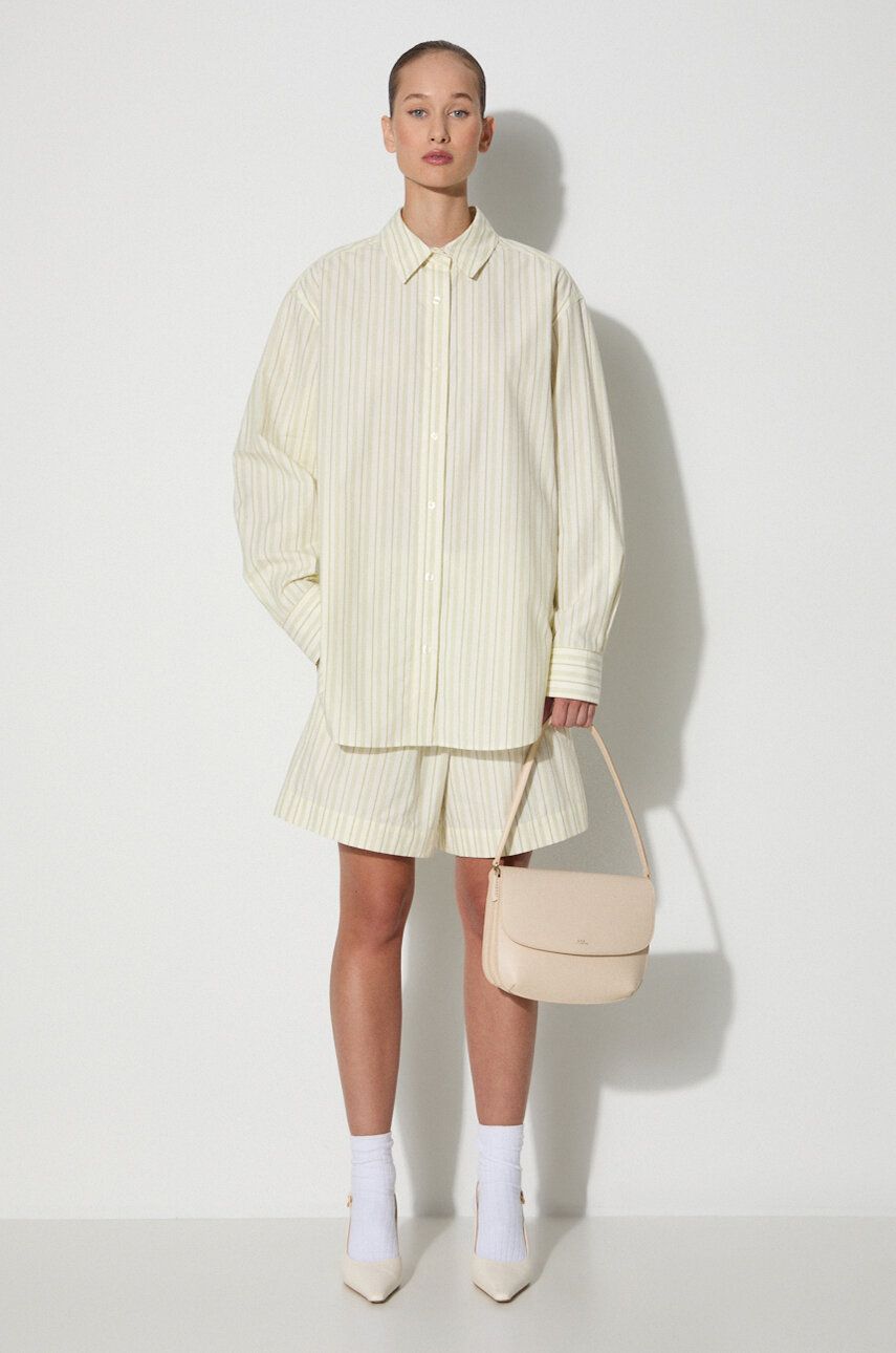 Srajce Samsoe Samsoe Samsøe Samsøe SALOVAR Relaxed Fit Shirt Bež | F24200110, 1