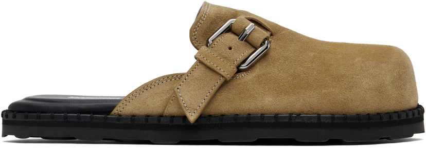 Oblačila Moschino Moschino Suede Slip-on Loafers Bež | MA10152G1M ME0 10B