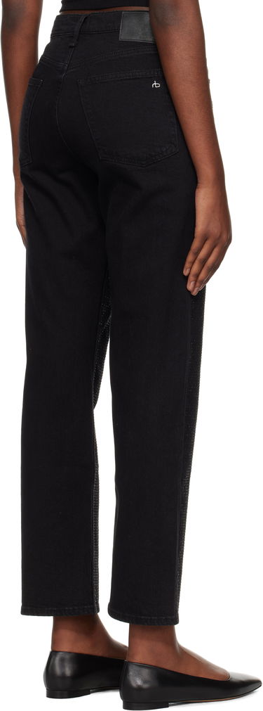 Kavbojke rag & bone rag & bone Harlow Straight Jeans Črna | WDD24F2956FMSI, 2