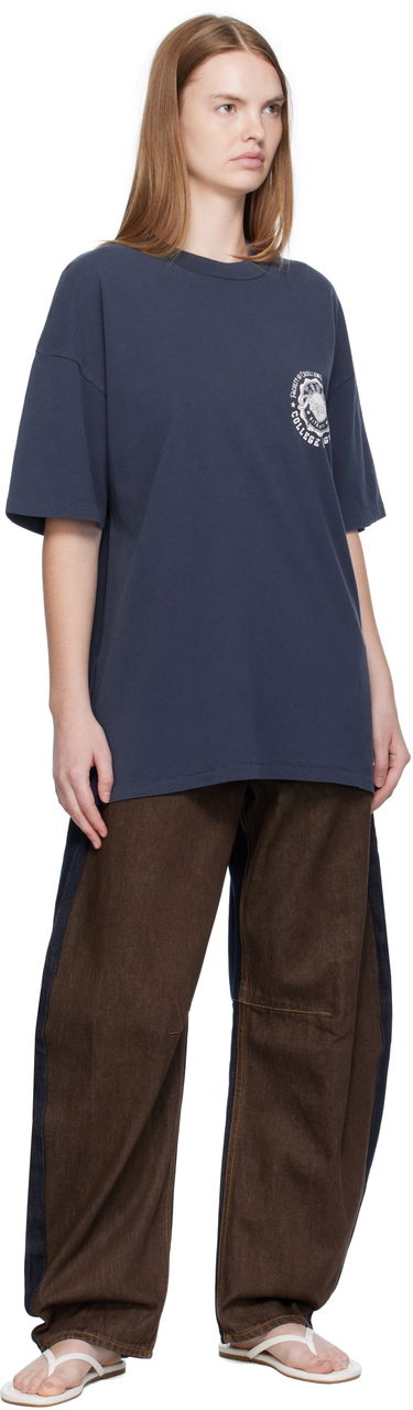 Majica Ksubi Ksubi Stacks Boyfriend T-Shirt Mornarica | WFA25TE017, 3
