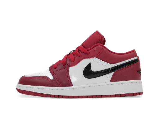 Omejena izdaja Jordan Air Jordan 1 Low GS "Noble Red" Bordo | 553560-604
