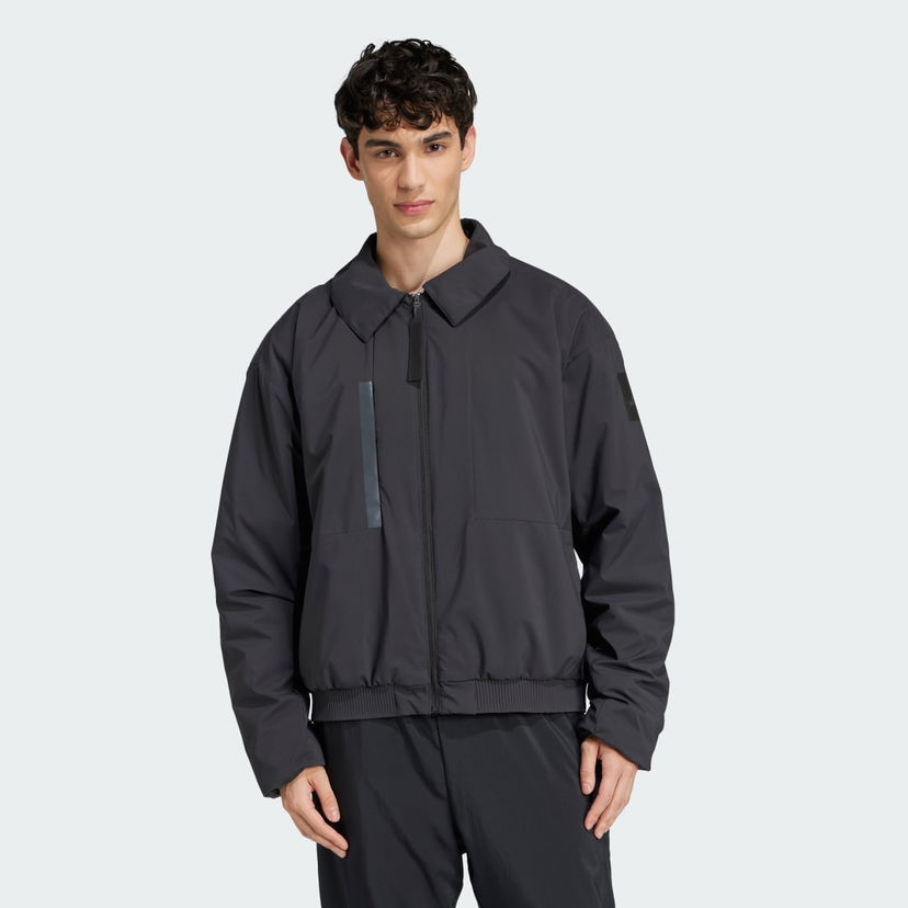 Bomber jakna adidas Performance MYSHELTER Insulated Shacket Črna | JD6663