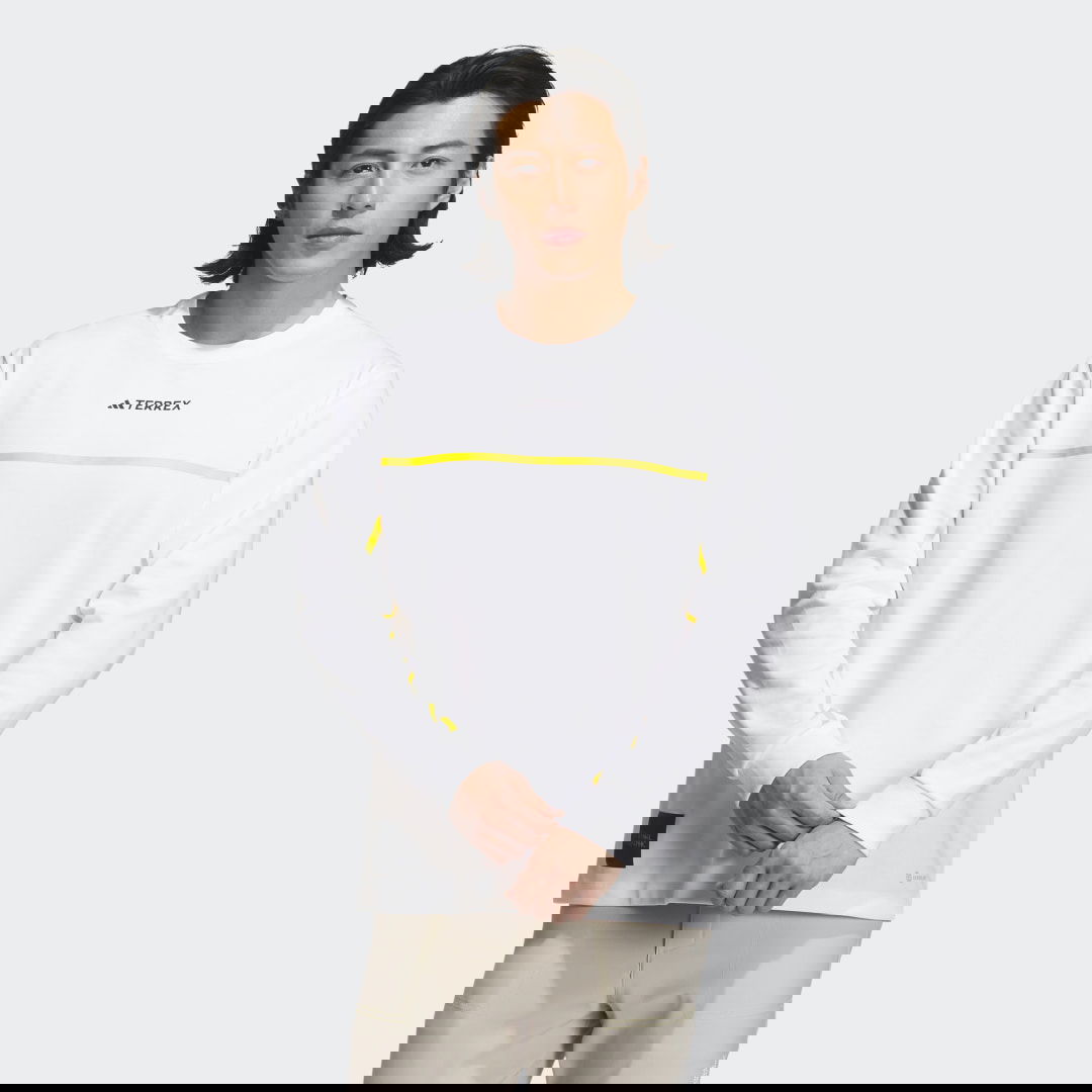 Majica adidas Performance National Geographic Long Sleeve Tech Bela | IL8976, 0