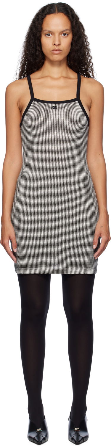 Obleke Courrèges Courrèges Houndstooth Mini Dress Črna | 324JRO458JS0167, 0