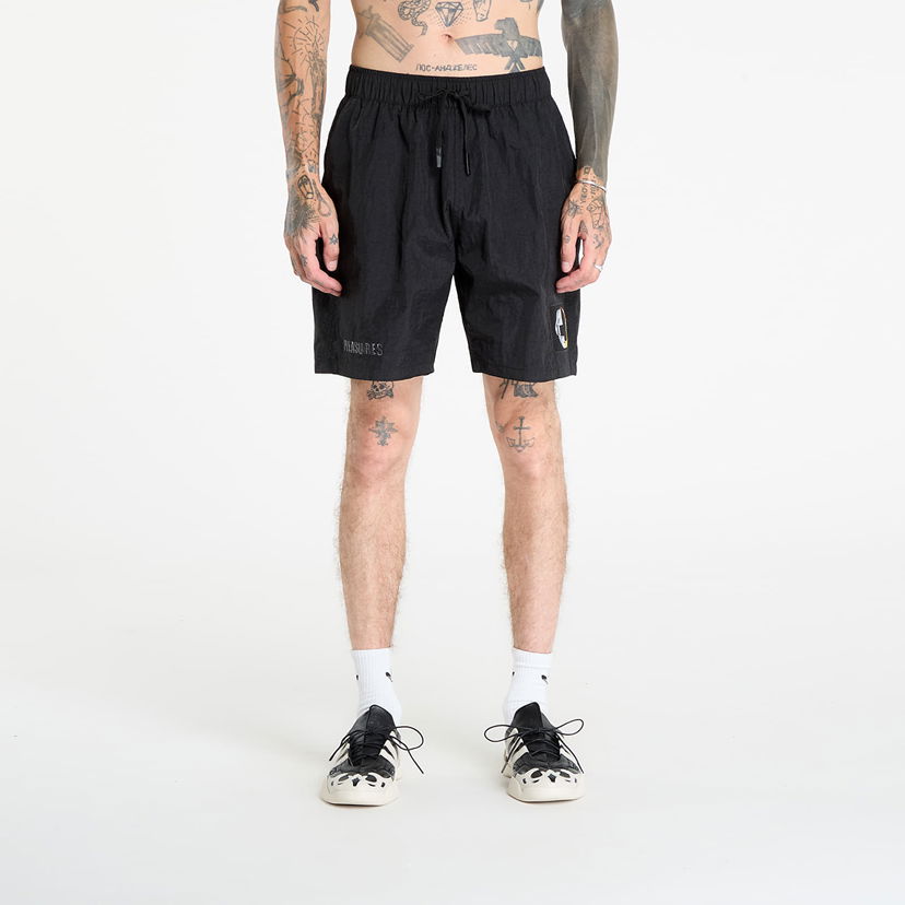 Kratke hlače Pleasures PLEASURES Daft Club Crush Hiking Shorts Črna | P25DP013-BLACK