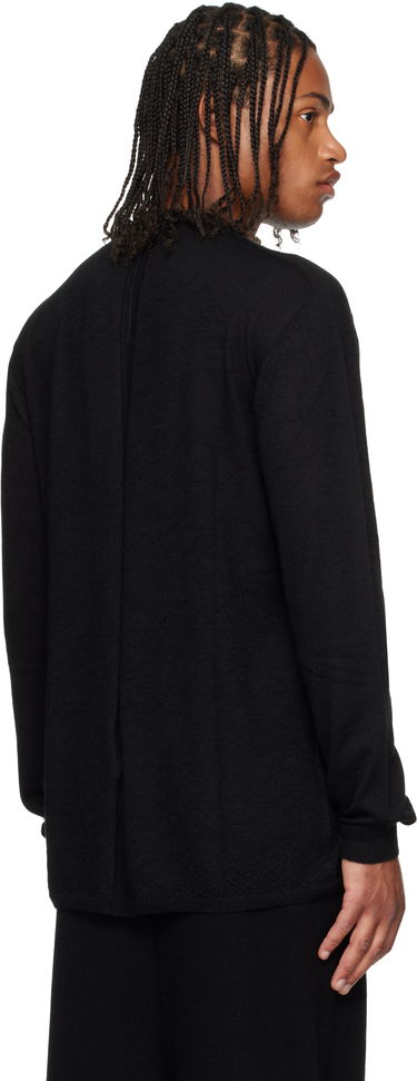 Pleteni pulover Rick Owens Rick Owens Concordians Oversized Level Sweater Črna | RU02E1627 WSL, 2