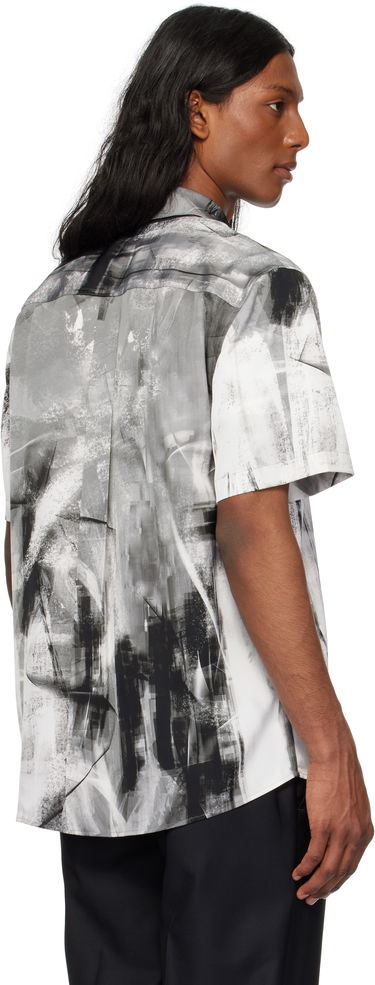 Srajce Helmut Lang Helmut Lang Zip Scribble Shirt Bela | P02HM507, 2