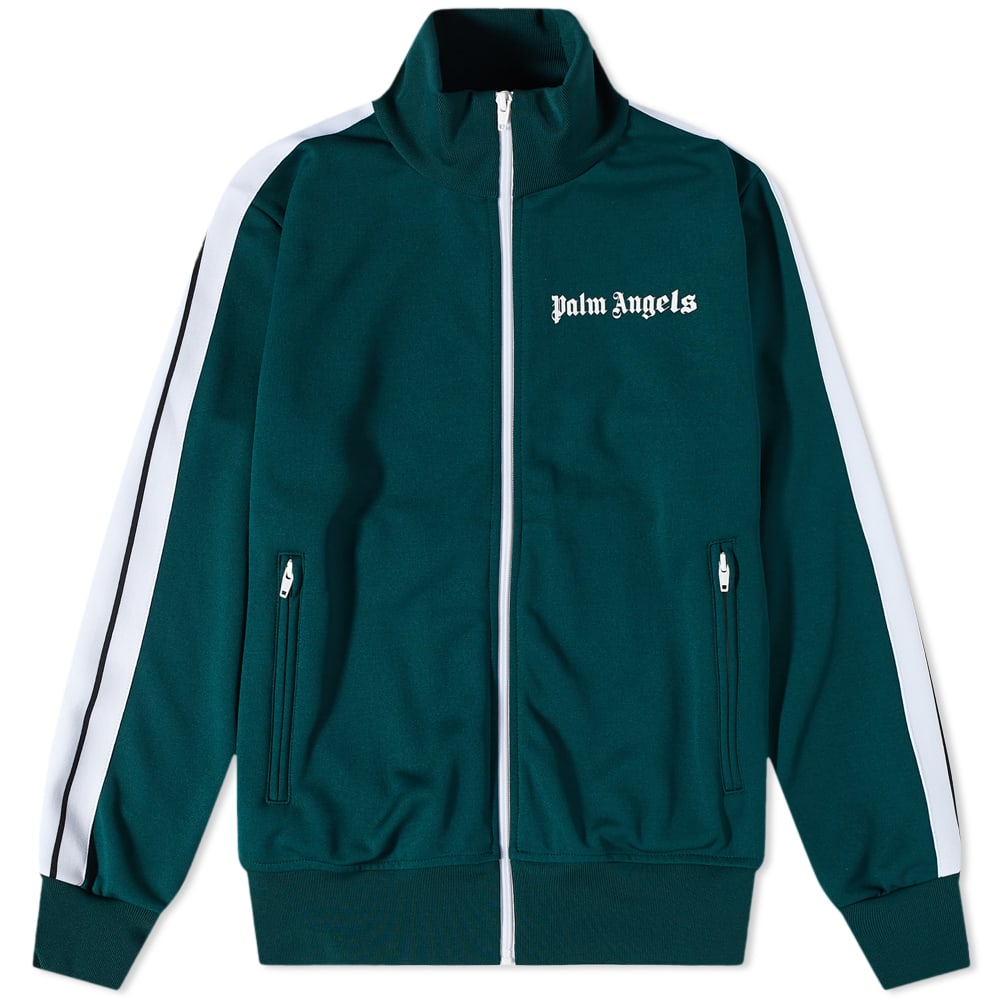 Bomber jakna Palm Angels Taped Track Jacket Zelena | PMBD001C99FAB0015501, 0