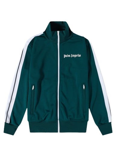 Bomber jakna Palm Angels Taped Track Jacket Zelena | PMBD001C99FAB0015501
