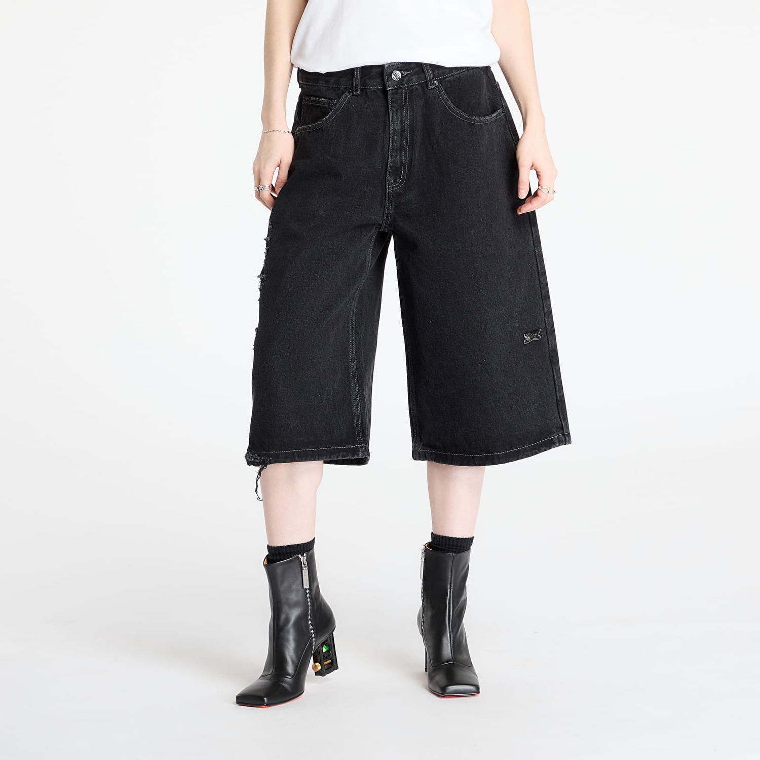 Kratke hlače Footshop FTSHP Walking Art II Jorts Črna | FTSHP_405, 1