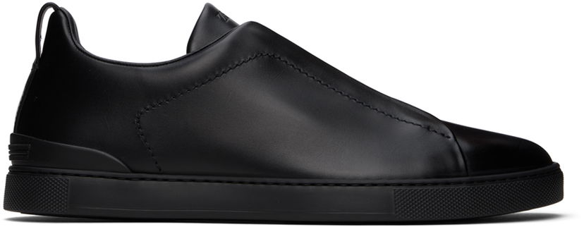 Oblačila ZEGNA ZEGNA Triple Stitch Črna | LHCLG-S5966Z