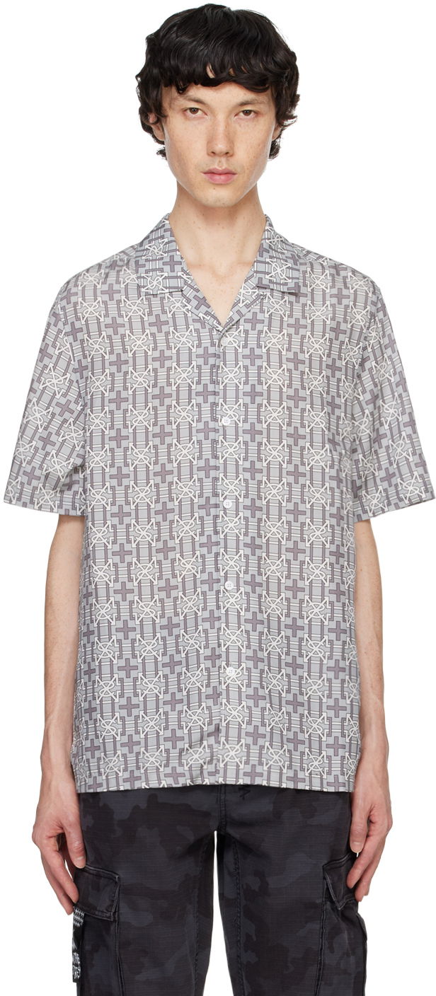 Srajce Ksubi Resort Shirt Siva | MFA24SH014