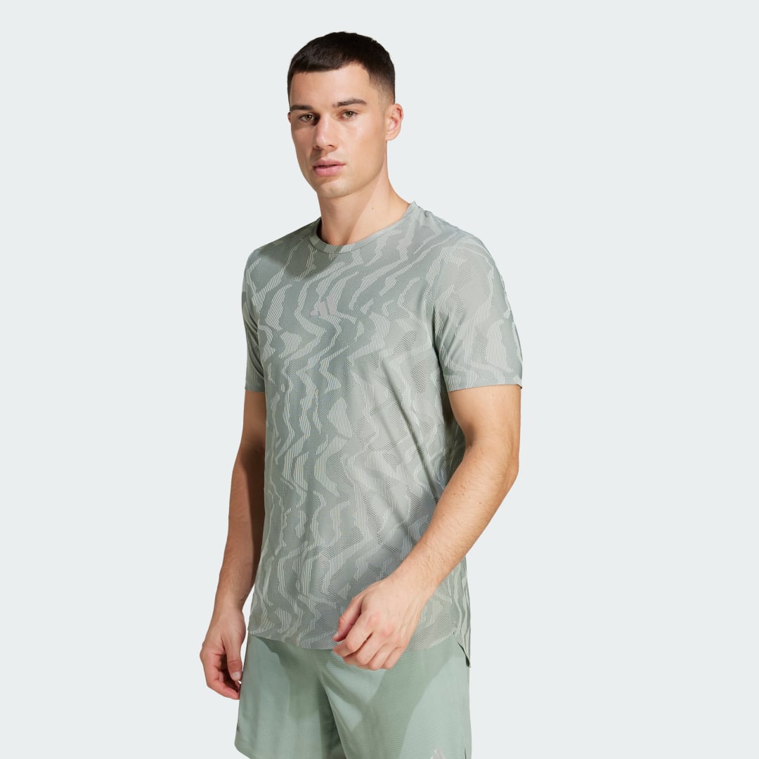 Majica adidas Performance Running Engineered CLIMACOOL+ Performance T-Shirt Zelena | JD7808, 0