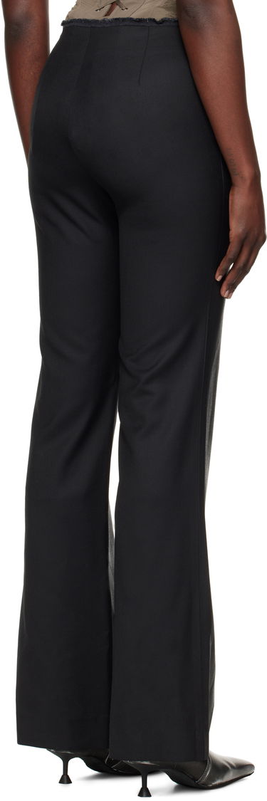 Hlače Diesel Black P-Lumys Flare Pants Črna | A16558 0NKBV, 2