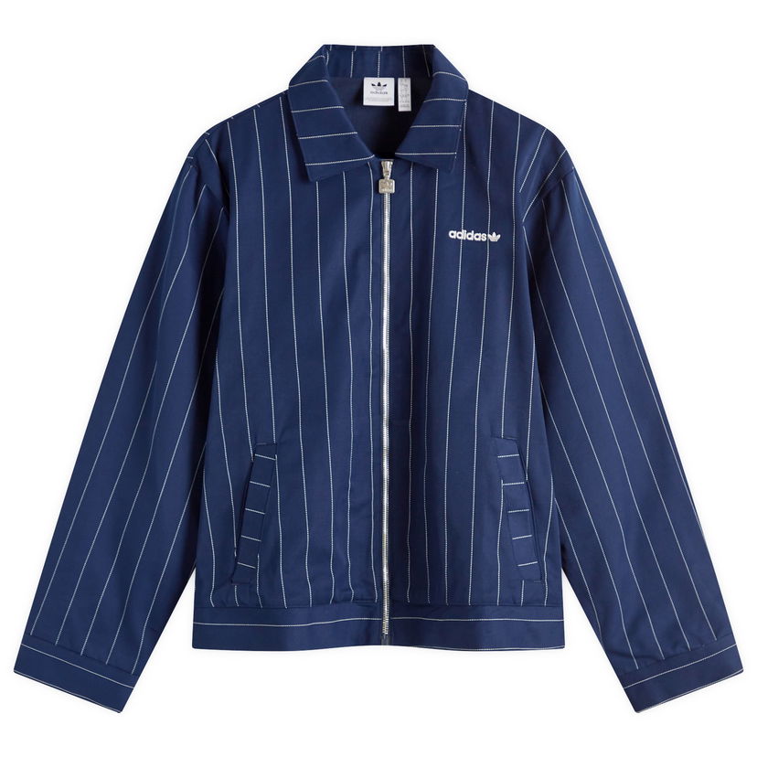 Vetrovka adidas Originals Women's Pinstripe Jacket, Size Large Modra | JJ3477
