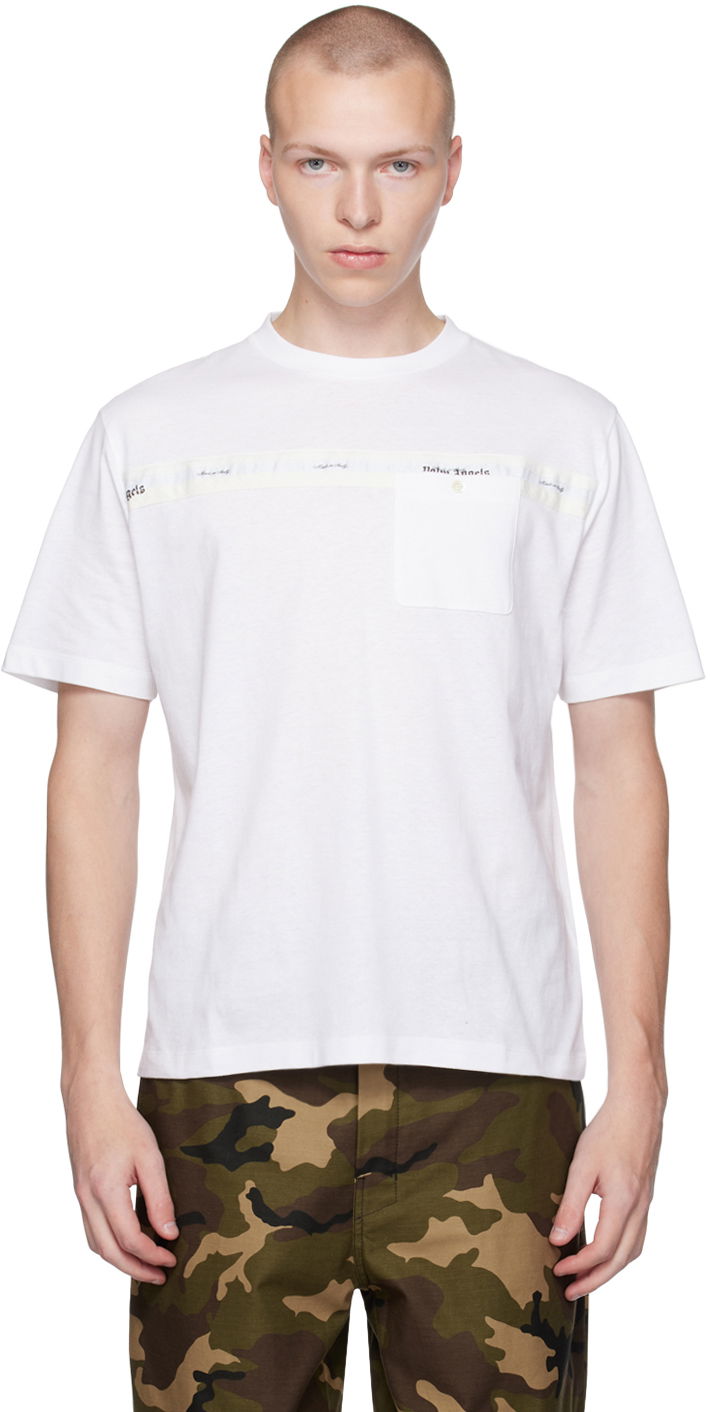 Majica Palm Angels White Sartorial Bela | PMAA092E23JER0010103