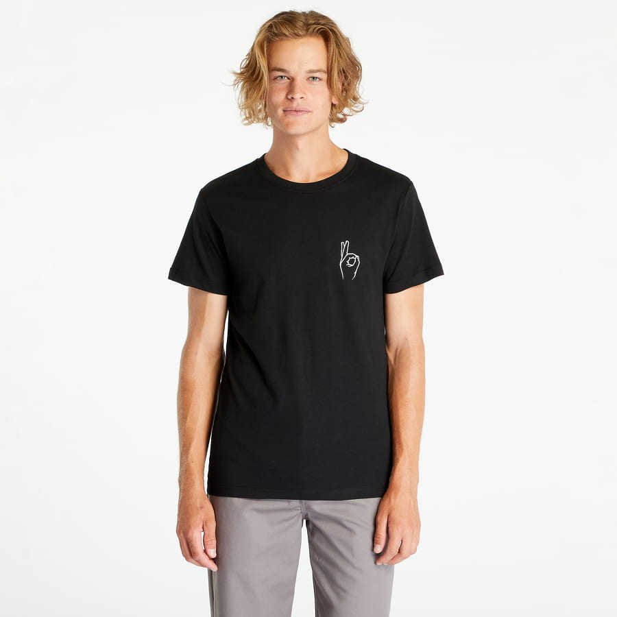 Majica Urban Classics Easy Sign Tee Črna | MT1485-00007, 0