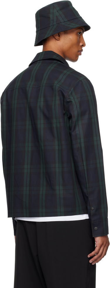 Srajce Moncler Moncler Checked Cotton Gabardine Overshirt Zelena | K20912F00007M7484, 2