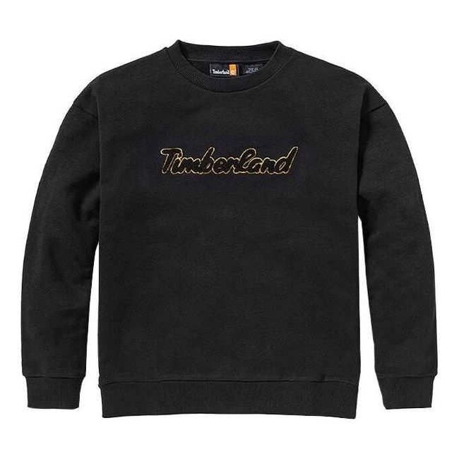 Pulover Timberland Logo Texture Crewneck Sweater Črna | A6HV5-001, 0