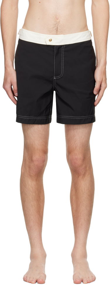 Kopalke Tom Ford TOM FORD Nylon Contrast Swim Shorts Črna | BSS002-FMN067, 0