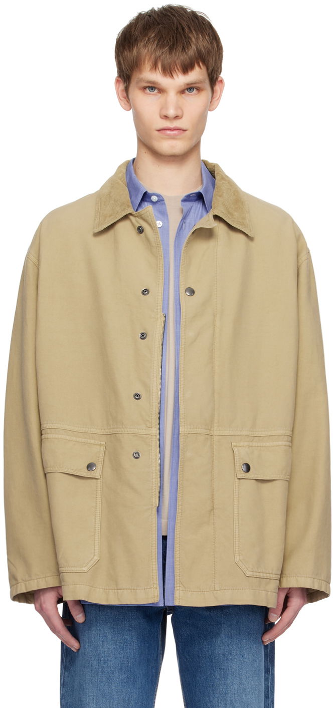 Jakna The Row Corduroy Collar Cotton Jacket Bež | 618-W2965, 0