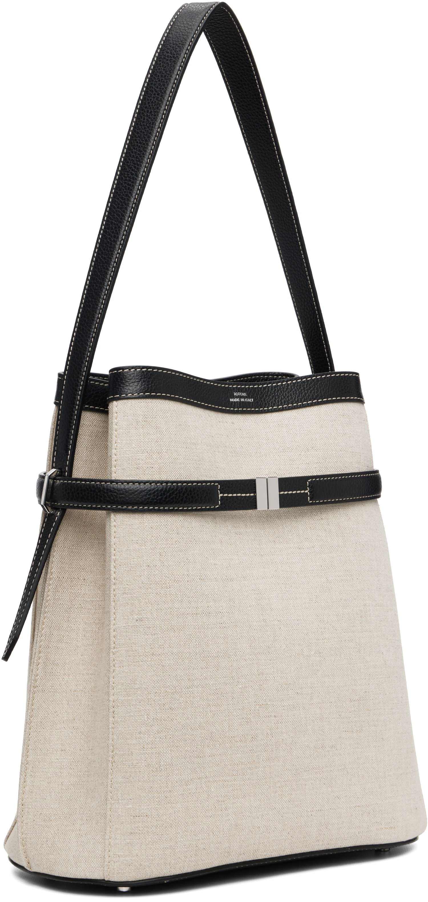 Torbica TOTEME TOTEME Belted Canvas Bucket Bag Bež | 244-WAL0048-FB0234, 1