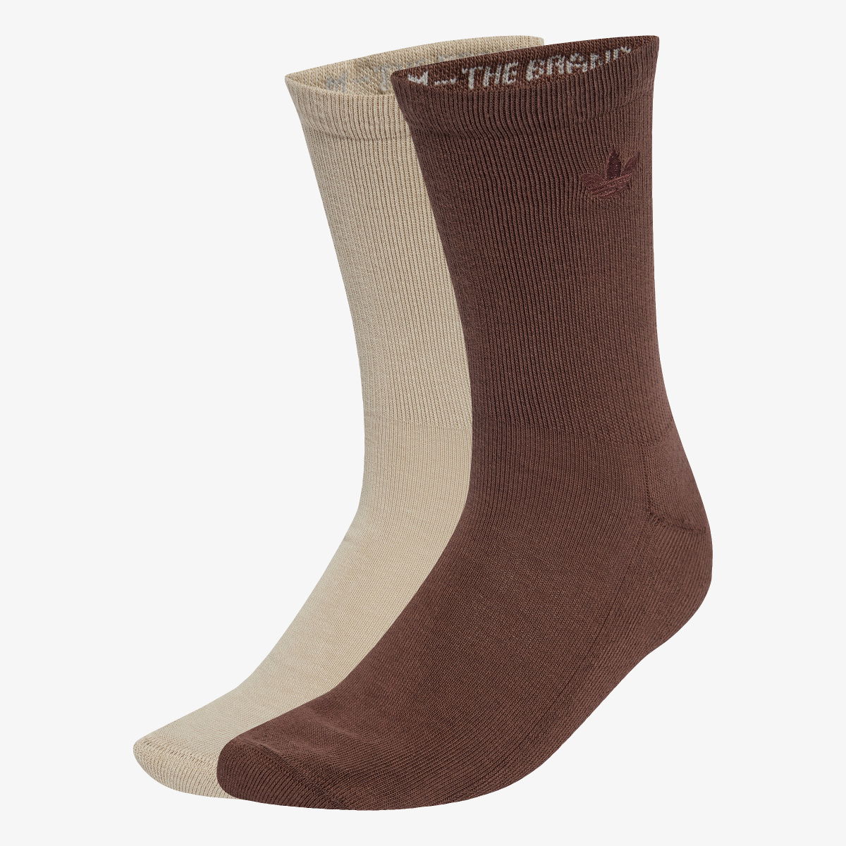 Nogavice adidas Performance Two-Toned Crew Socks - 2 Pairs Rjava | JV6043, 1