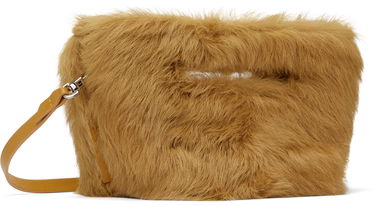 Torbica The Attico Attico 'Via dei Giardini 15' Fur Shoulder Bag Rjava | 250WAH00048 LBT119AA, 2