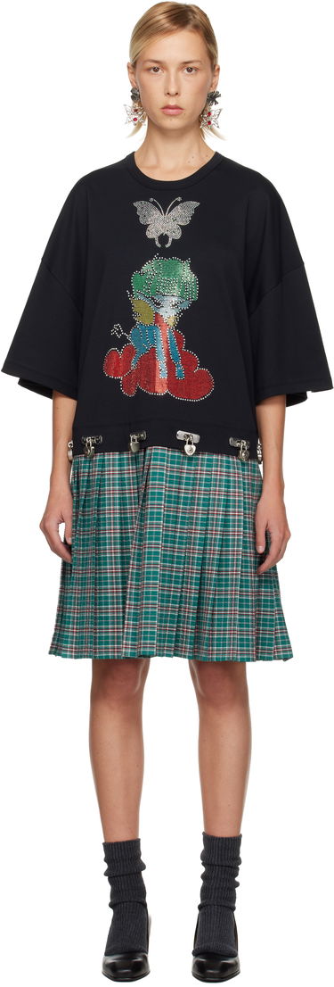 Obleke Chopova Lowena Spaced Out T-Shirt Minidress Zelena | 1355, 0