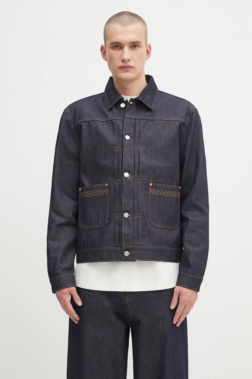 Jakna Drôle de Monsieur Drôle de Monsieur La Veste Denim Jacket Modra | H.JT172.CO211