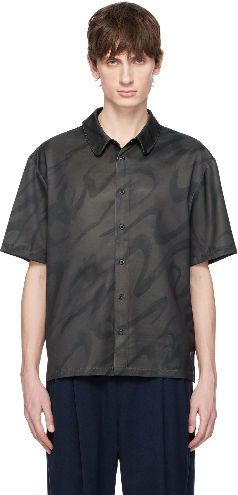 Srajce Dime Dime Chilling Satin Shirt Zelena | DIMESP259BLK
