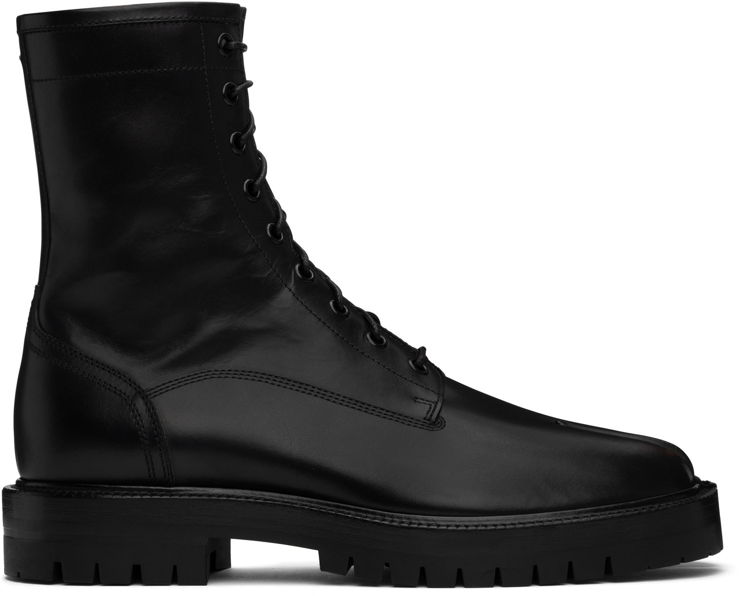 Superge in čevlji Maison Margiela Tabi County Combat Boots Črna | S39WU0225 P3292, 0