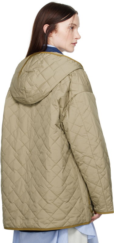 Puhovka A.P.C. Hooded Quilted Jacket Zelena | PSAKJ-M32005, 2