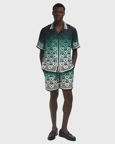 Kratke hlače Casablanca Printed Drawstring Shorts Črna | MPF25-TR-012-01, 1