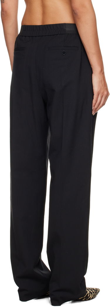 Hlače Loulou de Saison Loulou de Saison Elasticated Waistline Trousers Črna | NIRO, 2
