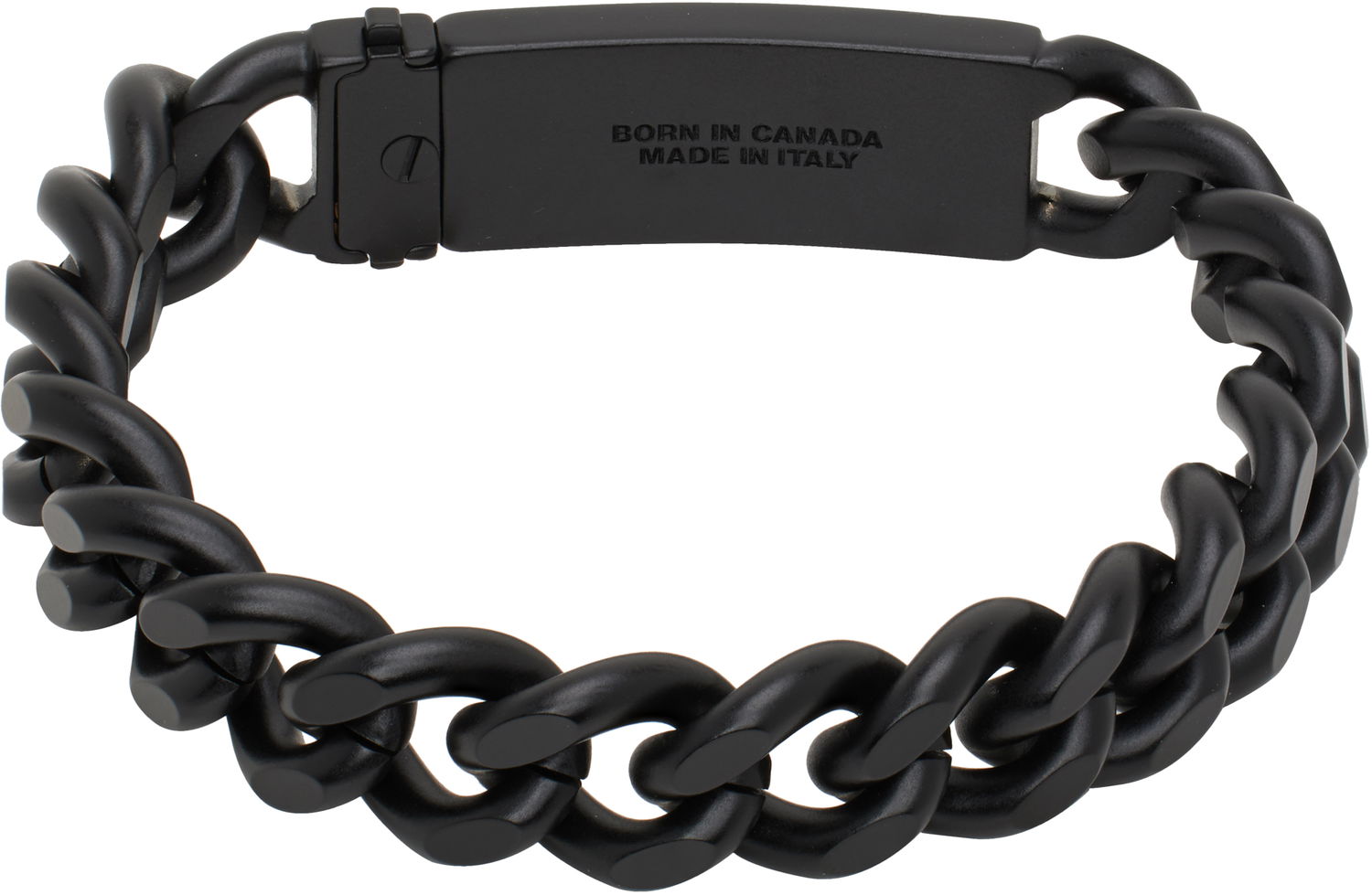 Zapestnica DSQUARED2 Dsquared2 Chained2 Matte Bracelet Črna | ARM0123_69200001_2124, 1