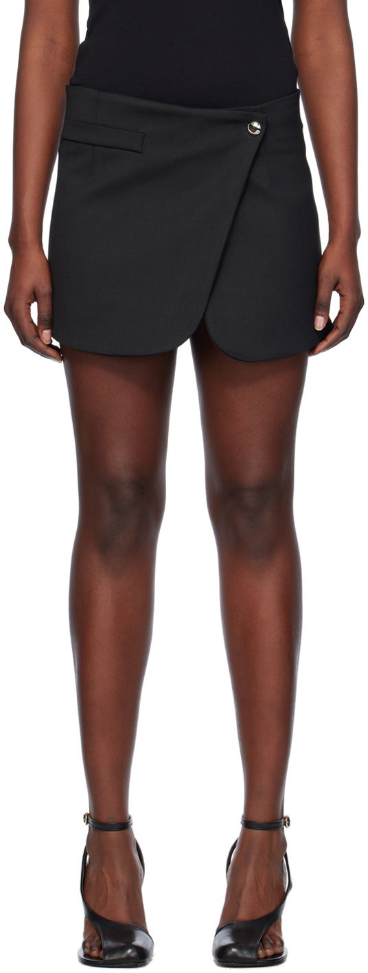 Krila Coperni Coperni Tailored Asymmetrical Miniskirt Črna | COPJ24111