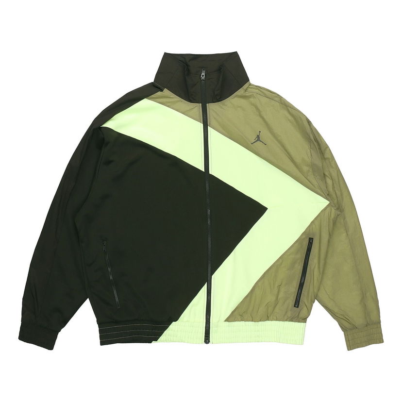 Vetrovka Jordan Jordan Wings Diamond Contrasting Colors Jacket Zelena | CI7916-355