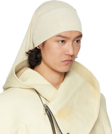 Klobuk Rick Owens Rick Owens Hollywood Stretch Cupro Jersey Wig Hat Bež | RR01E5453 BZ, 1