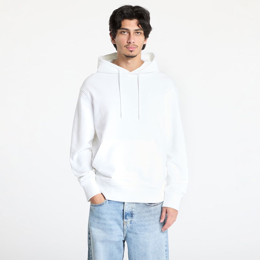Pulover CALVIN KLEIN Calvin Klein Jeans Typeface Graphic Hoodie Bela | J30J327403 YAF