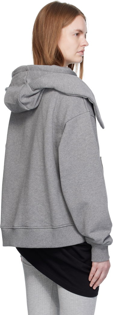 Pulover Charles Jeffrey Loverboy Charles Jeffrey LOVERBOY Patch Rabbit Ears Hoodie Siva | 52081002, 2