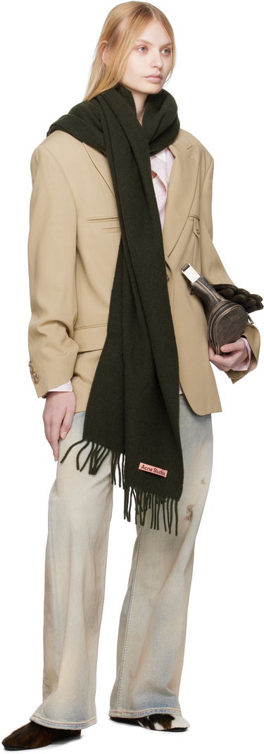 Šala Acne Studios Wool Scarf Rumena | CA0210-, 2
