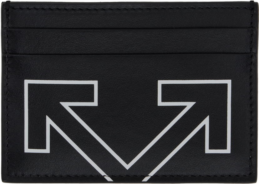 Denarnica Off-White Heritage Leather Card Holder Črna | OMND09BC99LEA0011001