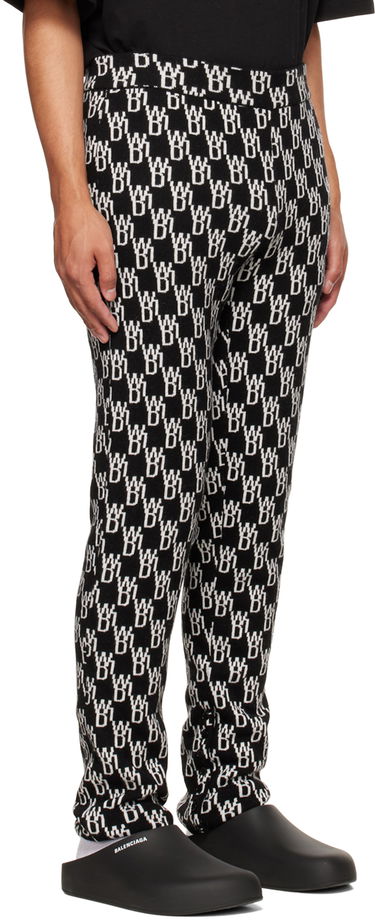 Pajkice We11done We11done Jacquard Lounge Pants Črna | WD-KP9-20-096-W-BK, 1