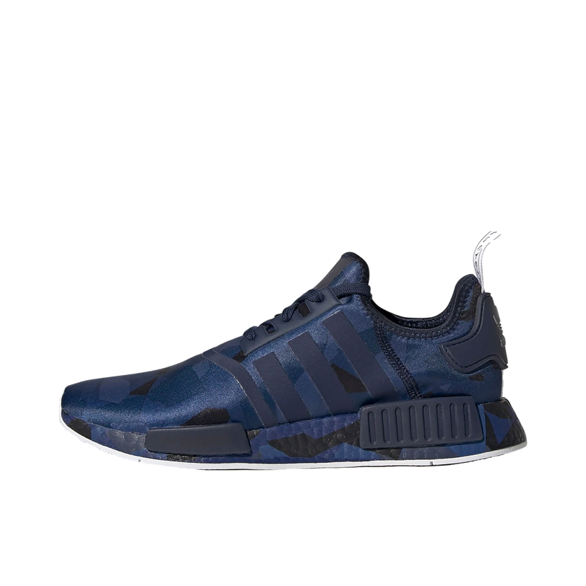 Superge in čevlji adidas Originals NMD R1 Fractal Camo Collegiate Navy Mornarica | EF4264